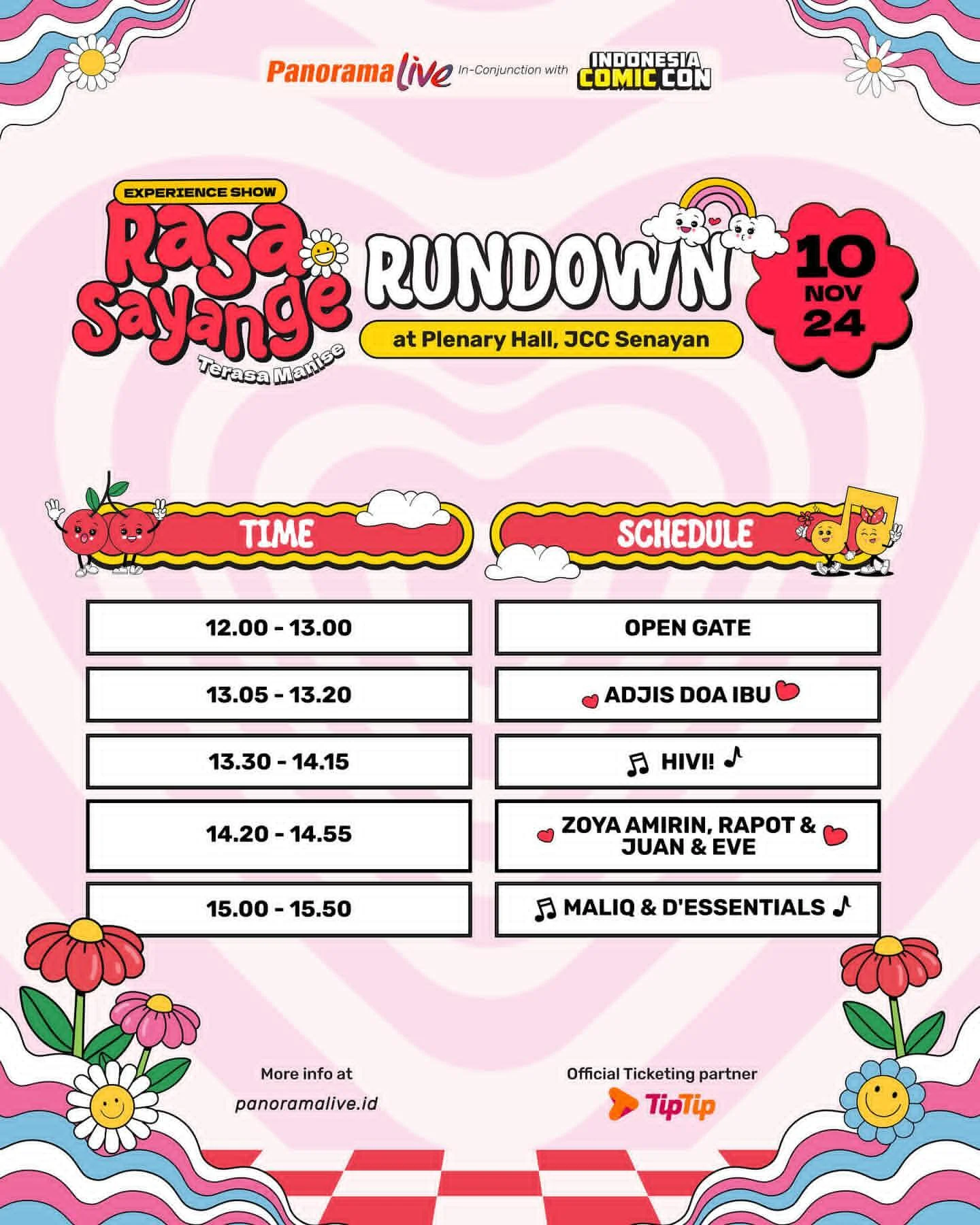 Rundown Rasa Sayange