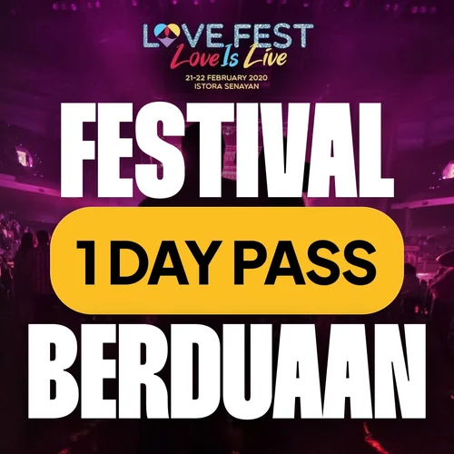 Festival · One-Day Pass · Berduaan